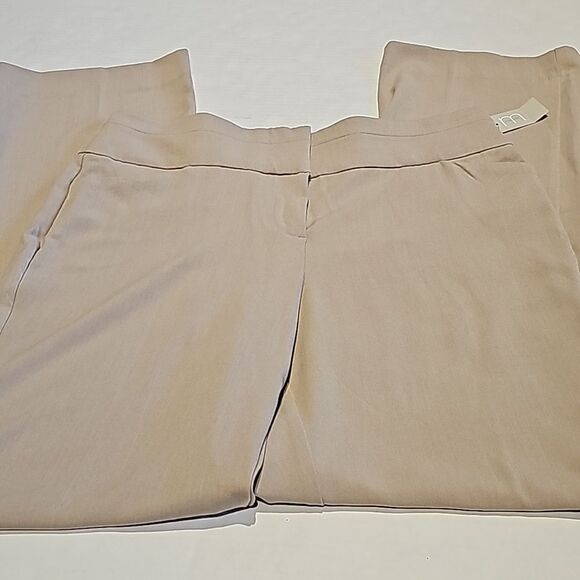 Maurices wide waist band kakhi trousers size 12 - Picture 1 of 11